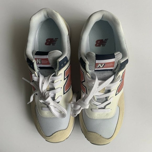 New Balance 574 Varsity Logo Sneakers 